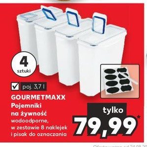 Pojemniki na żywność 3.7 l Gourmetmaxx promocja