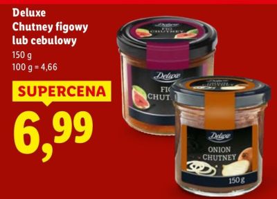 Chutney Deluxe Chutney figowy lub cebulowy promocja w Lidl