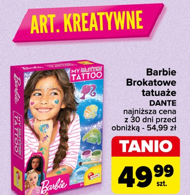 Tatuaże barbie Lisciani promocja