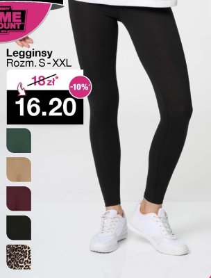 Legginsy damskie różne kolory Rozm. S-XXL promocja w Woolworth