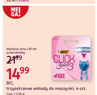 Wkłady do maszynki promocja w Rossmann