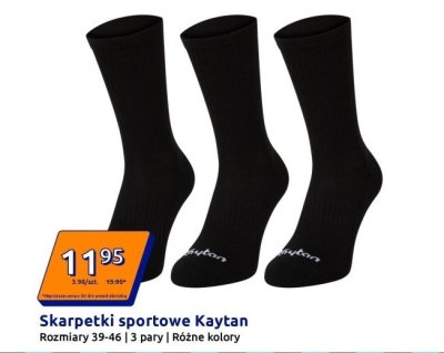 Skarpetki sportowe Kaytan promocja w Action