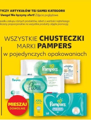 Chusteczki PAMPERS w pojedynczych opakowaniach promocja w Kaufland