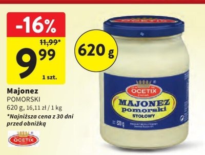Majonez POMORSKI promocja w Intermarche