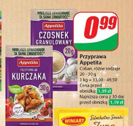 Przyprawa do kurczaka Appetita promocja