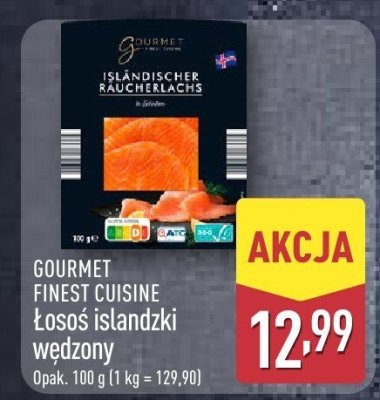 Łosoś islandzki wędzony promocja w Aldi