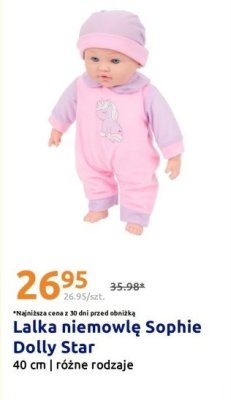 Lalka niemowlę Sophie  promocja w Action
