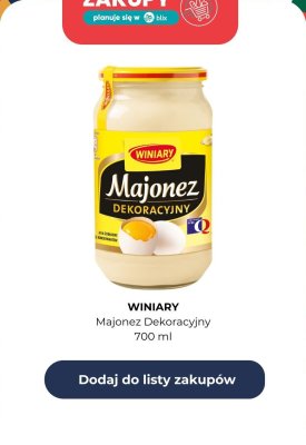 Majonez Dekoracyjny 700 ml promocja w Lidl