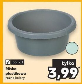 Miska plastikowa 6 l promocja