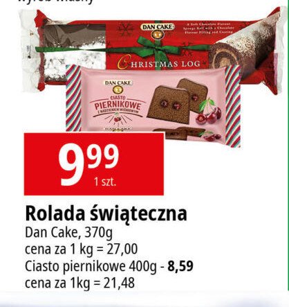 Ciasto piernikowe z nadzieniem wiśniowym Dan cake promocja