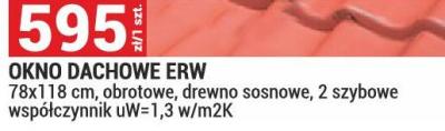 Okno dachowe ERW promocja w Merkury Market