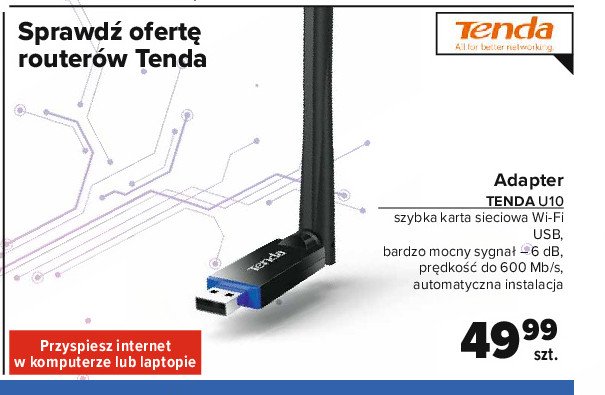 Adapter u10 Tenda promocja