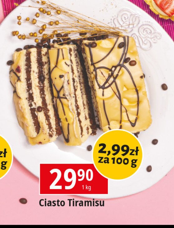 Ciasto tiramisu promocja