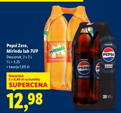 Napój Mirinda Dwusztuk promocja w Lidl