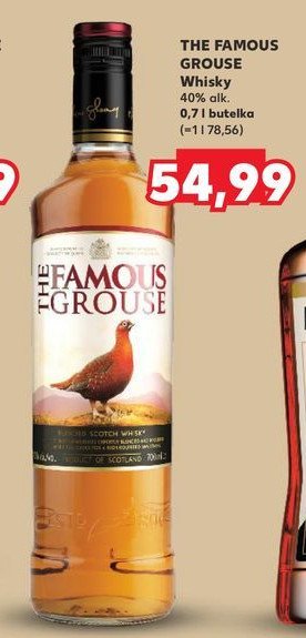 Whisky The famous grouse promocja