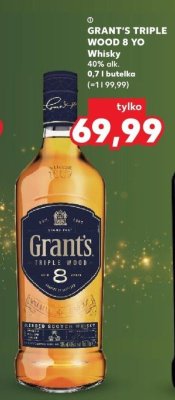 Whisky Triple Wood 8 YO, 0,7 l promocja w Kaufland