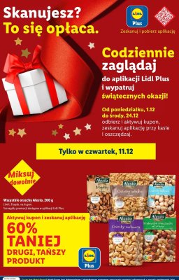 Orzechy Alesto Królewska mieszanka orzechów 200g promocja w Lidl