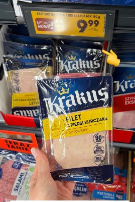 Filet z piersi kurczaka, gotowany 160g promocja w Biedronka