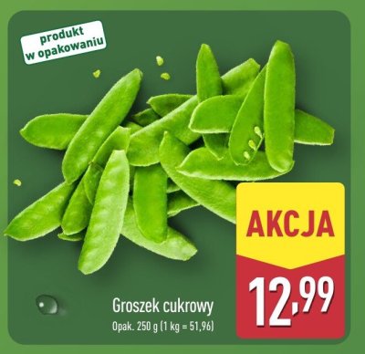 Groszek cukrowy promocja w Aldi