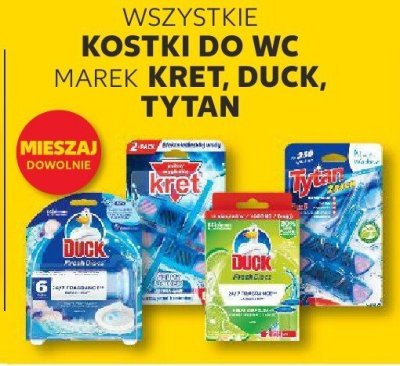 Kostki do WC trzeci -100% taniej promocja w Kaufland