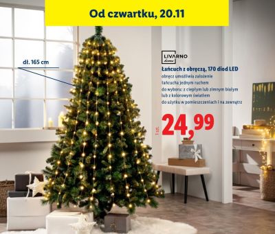 Łańcuch z obręczą LIVARNO home, 170 diod LED promocja w Lidl