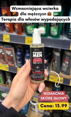 Wzmacniająca wcierka dla mężczyzn terapia dla włosów wypadających promocja w Kaufland