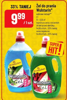 Żel do prania Wulstarin, wybrane rodzaje promocja w POLOmarket