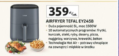 Frytkownica ey245b Tefal promocja