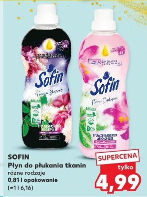 Płyn do płukania tkanin Sofin różne rodzaje 0,81 l opakowanie promocja w Kaufland
