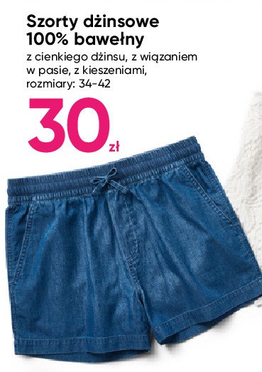 Szorty damskie jeans wiązane 34-42 promocja