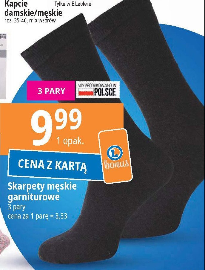 Skarpety m臋skie garniturowe promocja