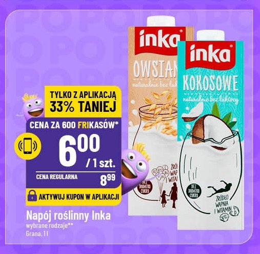 Napój kokosowy Inka kokosowe Inka dobra w swej naturze promocja w POLOmarket