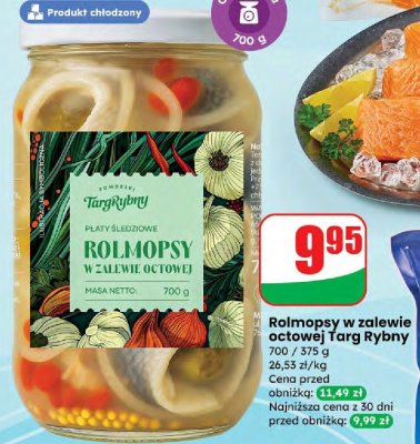 Rolmopsy w zalewie octowej Targ Rybny promocja w Dino