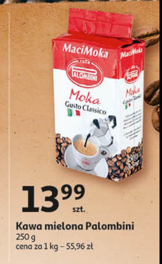 Kawa PALOMBINI MAXIMO MOKA promocja