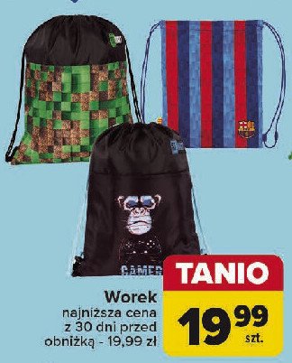 Worek na buty minecraft promocja