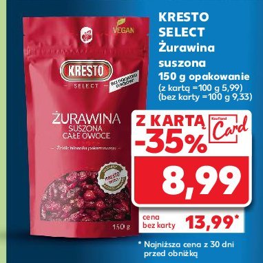 Żurawina Kresto promocja