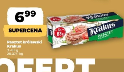 Pasztet królewski Krakus promocja w Netto