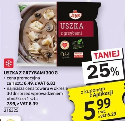 Uszka z grzybami 300 g promocja w Selgros