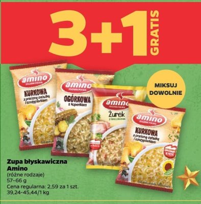 Zupa błyskawiczna, różne rodzaje 3+1 GRATIS promocja w Netto