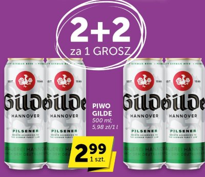 Piwo Gilde Hannover Pilsener 500ml promocja w ABC