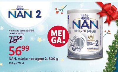Mleko następne 2, 800 g promocja w Rossmann