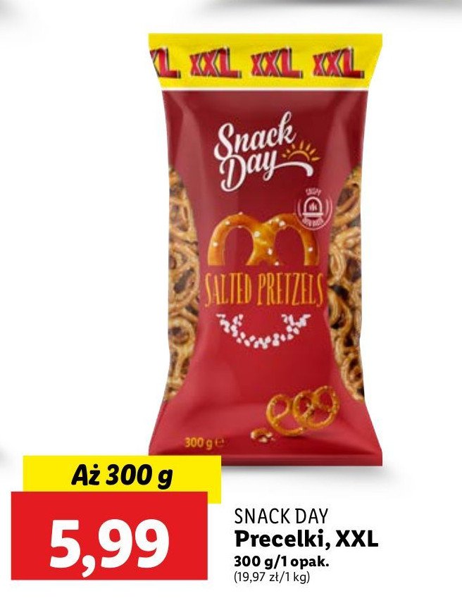 Precelki solone Snack day promocja