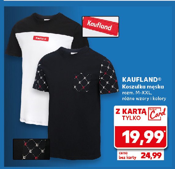 Koszulka męska m-xxl Kaufland promocja