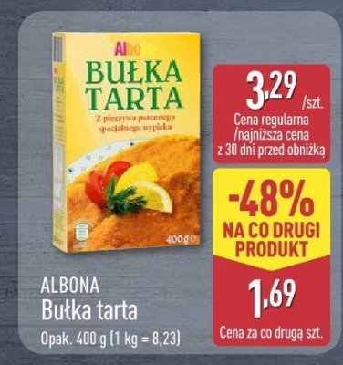 Bułka tarta Albona promocja w Aldi