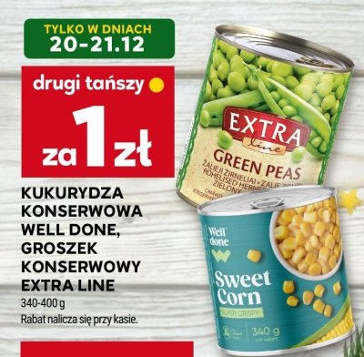 Kukurydza konserwowa Well Done promocja w Stokrotka