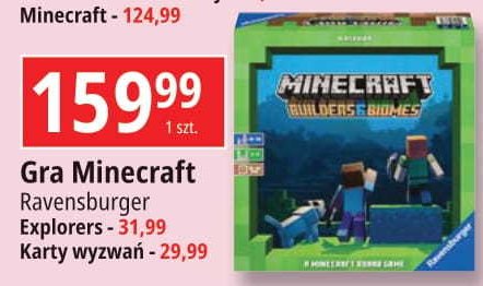 Gra minecraft explorers Ravensburger promocja
