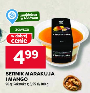 Sernik marakuja i mango promocja