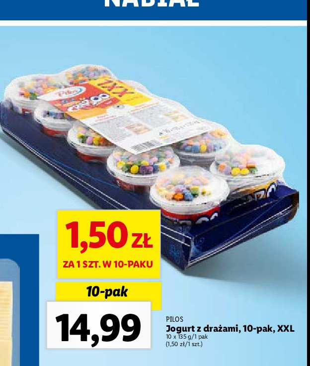 Jogurt z dra偶ami Pilos promocja