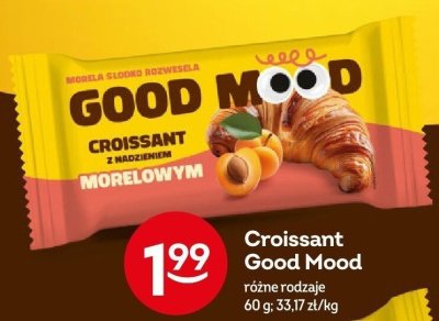 Croissant Good Mood różne rodzaje promocja w Żabka