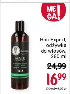 Odżywka do włosów oczyszczenie i objętość z zieloną glinką i zieloną herbatą Hair expert promocja